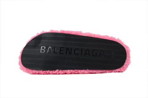Balenciaga Furry Slide Pink – photo 4