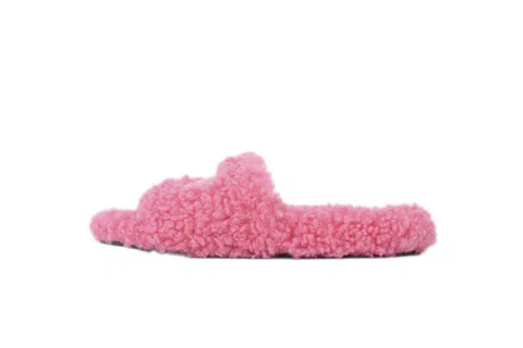 Balenciaga Furry Slide Pink