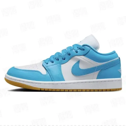 Air Jordan 1 Low Dark Powder Blue Gum