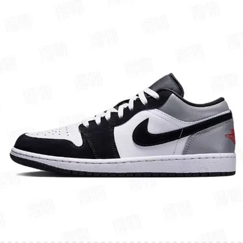 Air Jordan 1 Low White Black Matte Silver