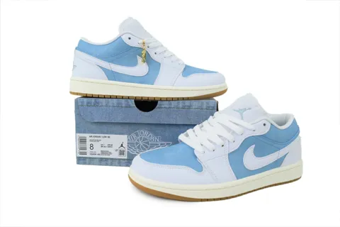 Air Jordan 1 Low Denim Worn Blue – photo 7
