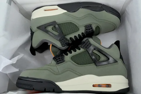 Undefeated x Air Jordan 4 Olive – photo 8