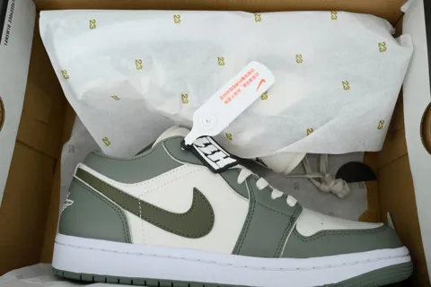 Air Jordan 1 Low Green/White – photo 8