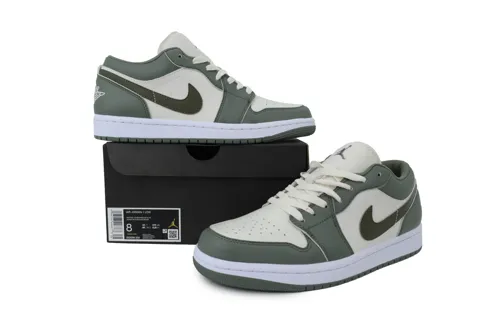 Air Jordan 1 Low Green/White – photo 7