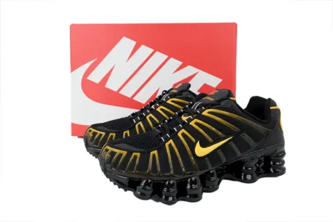 Nike Shox TL Black University Gold – photo 6