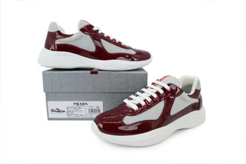 Prada Sneakers Burgundy – photo 6