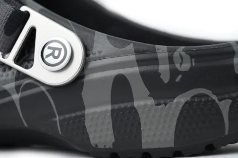 BAPE x Crocs Classic Clog ABC Camo - Black – photo 8