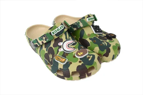BAPE x Crocs Classic Clog ABC Camo - green – photo 5