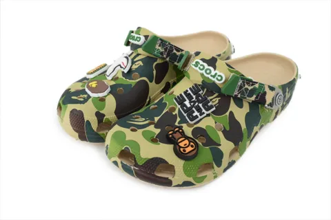 BAPE x Crocs Classic Clog ABC Camo - green – photo 6