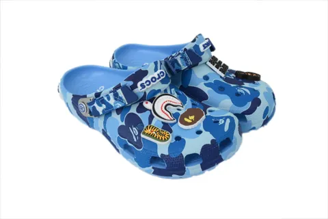 BAPE x Crocs Classic Clog ABC Camo - blue – photo 3