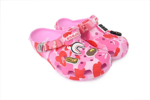 BAPE x Crocs Classic Clog ABC Camo - pink – photo 3