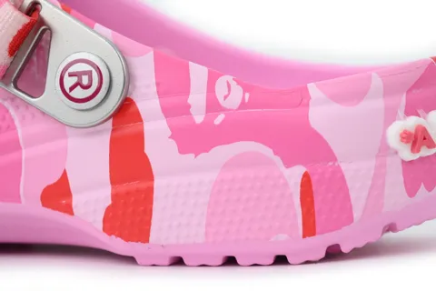 BAPE x Crocs Classic Clog ABC Camo - pink – photo 8
