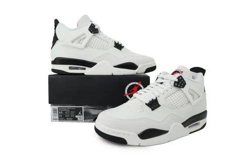 Air Jordan 4 White/Black/Red – photo 7