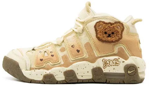 Nike Air More Uptempo Khaki brown bear