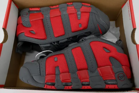 Nike Air More Uptempo Dark Grey Light Crimson – photo 8