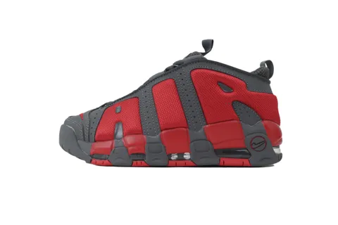 Nike Air More Uptempo Dark Grey Light Crimson