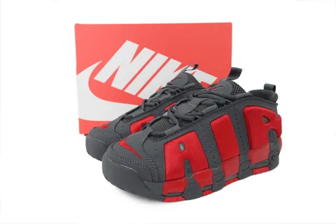 Nike Air More Uptempo Dark Grey Light Crimson – photo 6