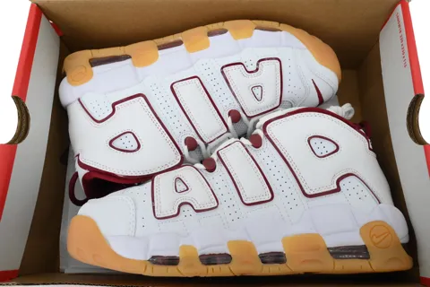 Nike Air More Uptempo White Team Red Gum – photo 8