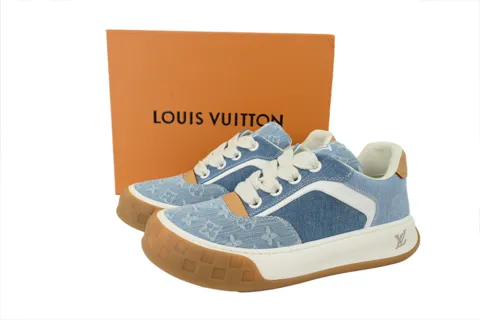 Louis Vuitton Trainer Blue Denim – photo 6