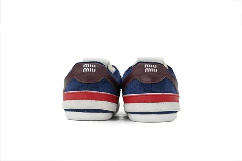 Miu Miu Gymnasium Baltic blue/burgundy – photo 3
