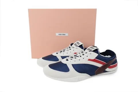 Miu Miu Gymnasium Baltic blue/burgundy – photo 6