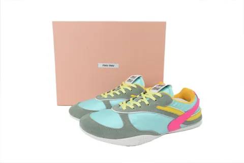 Miu Miu Gymnasium Anise Fuchsia – photo 6