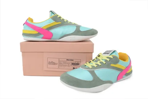 Miu Miu Gymnasium Anise Fuchsia – photo 7