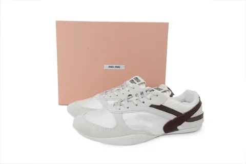 Miu Miu Gymnasium White Burgundy – photo 6