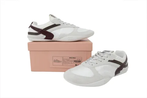 Miu Miu Gymnasium White Burgundy – photo 7
