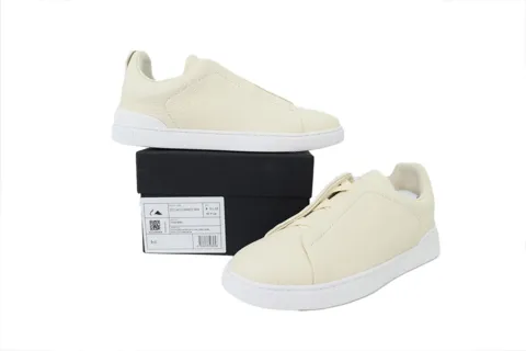 Zegna Sneakers Triple White – photo 7