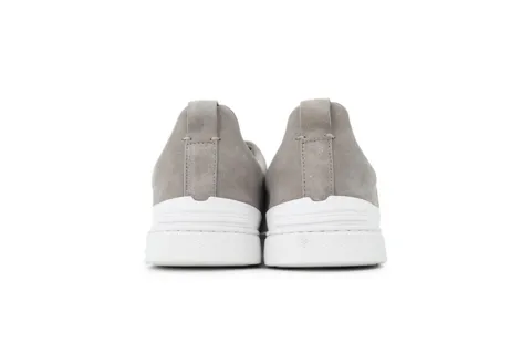 Zegna Sneakers Grey Suede – photo 3