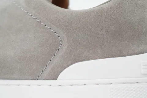 Zegna Sneakers Grey Suede – photo 5