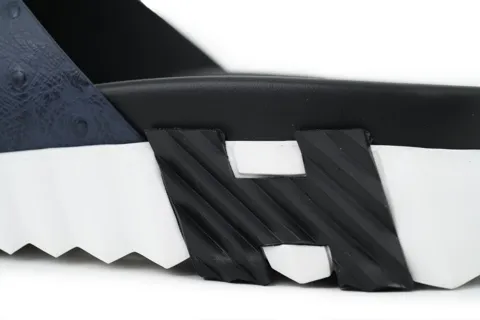 Hermès Slides Blue – photo 6