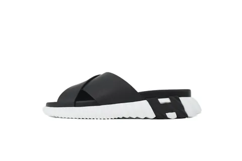 Hermès Slides Black and White