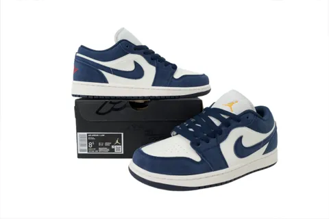 Air Jordan 1 Low Obsidian University Gold – photo 7