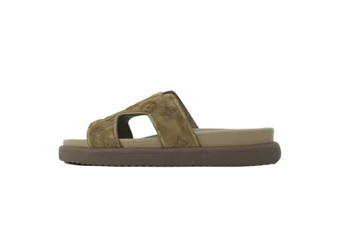 Louis Vuitton Oasis Mule Khaki Print
