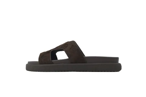 Louis Vuitton Oasis Mule Coffee Embossed