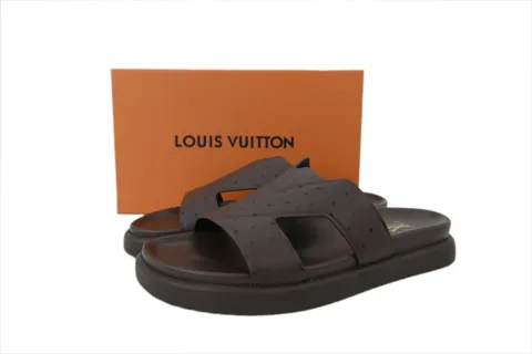 Louis Vuitton Oasis Mule Coffee Ostrich – photo 7