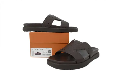 Louis Vuitton Oasis Mule Coffee Ostrich – photo 8