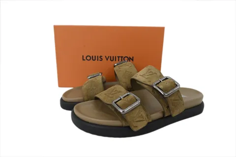 Louis Vuitton Slides Khaki – photo 7
