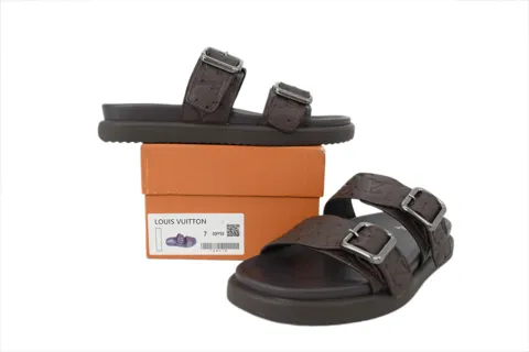 Louis Vuitton Slides Coffee – photo 8