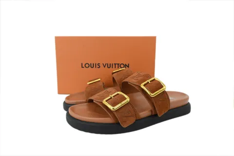 Louis Vuitton Slides Brown – photo 7