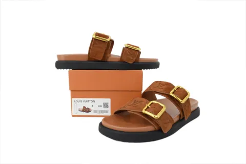 Louis Vuitton Slides Brown – photo 8