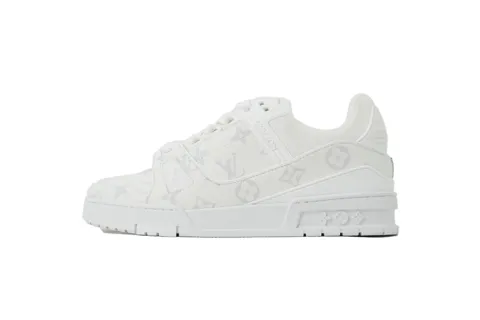 Louis Vuitton Trainer White Print