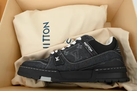 Louis Vuitton Trainer Black Denim – photo 8