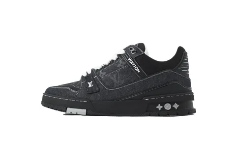 Louis Vuitton Trainer Black Denim