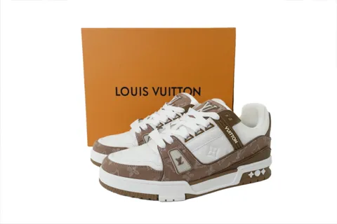 Louis Vuitton Trainer Brown Denim – photo 6