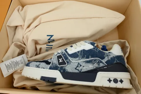 Louis Vuitton Trainer Blue Denim – photo 8