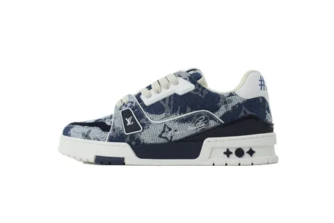 Louis Vuitton Trainer Blue Denim