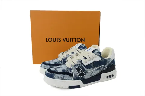 Louis Vuitton Trainer Blue Denim – photo 6